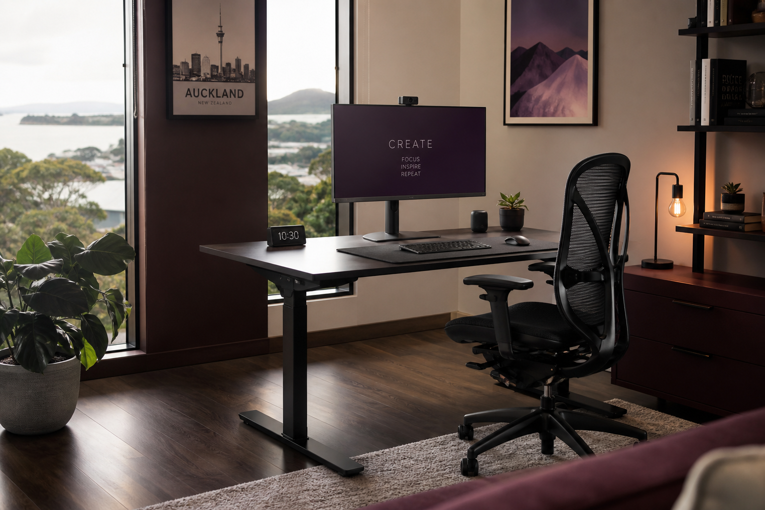 Sparkwyshoulder curated ergonomic desk arrangement